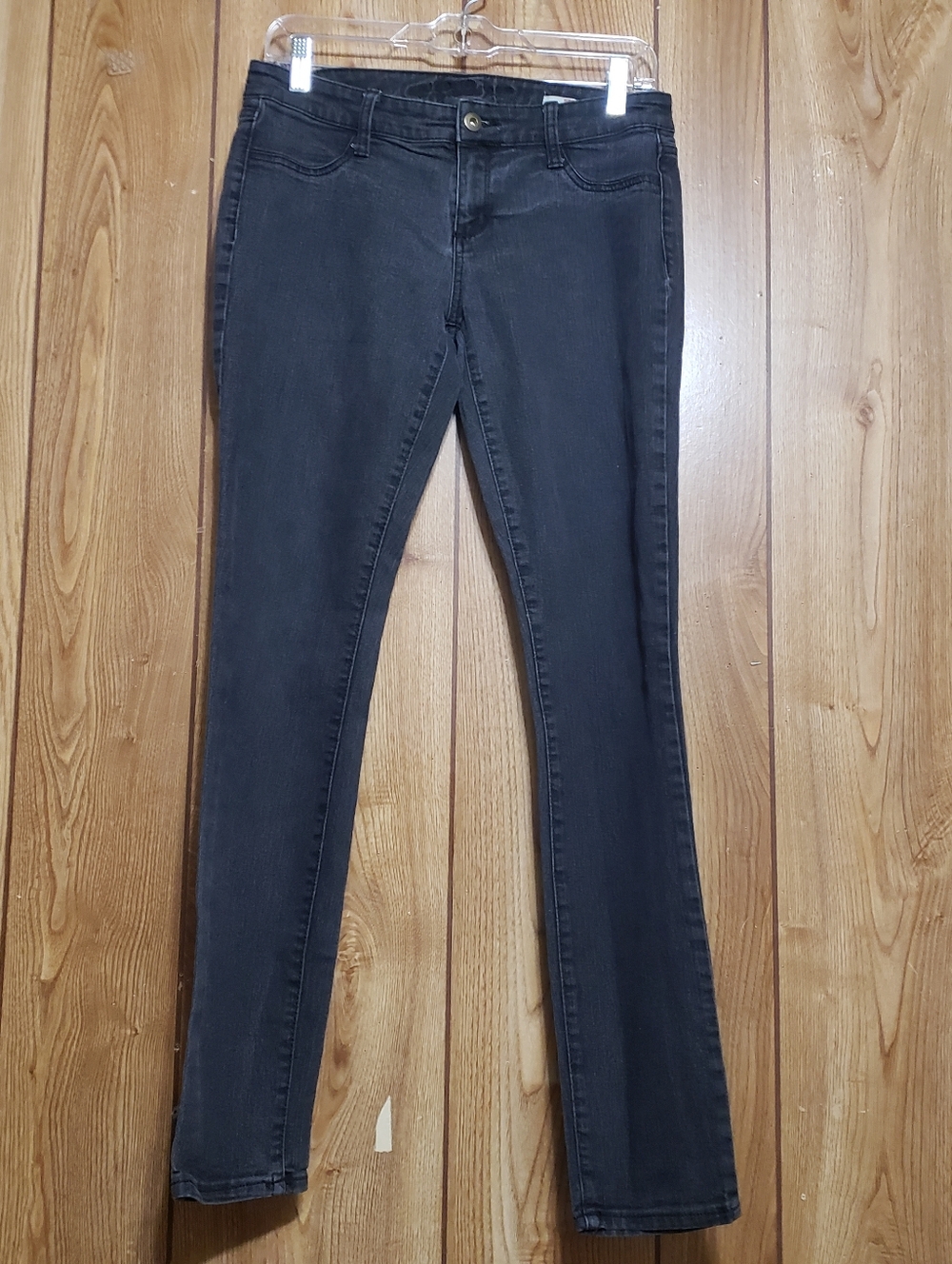 Black Denim super skinny jeggings size 9 Comfy Cotton Blend Coquette Girl